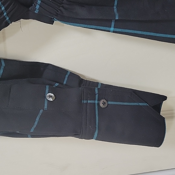 Staud Crosshill Check Cotton  Back Cutout Minidress - Picture 8 of 14